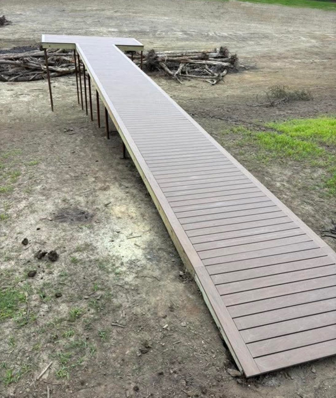 Custom pier walkway