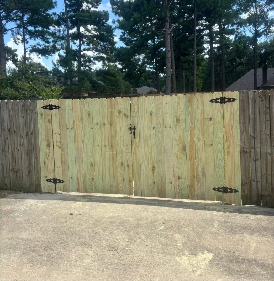Custom driveway gate