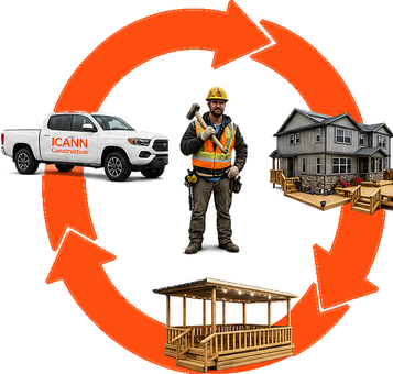 ICANN Construction arrows logo
